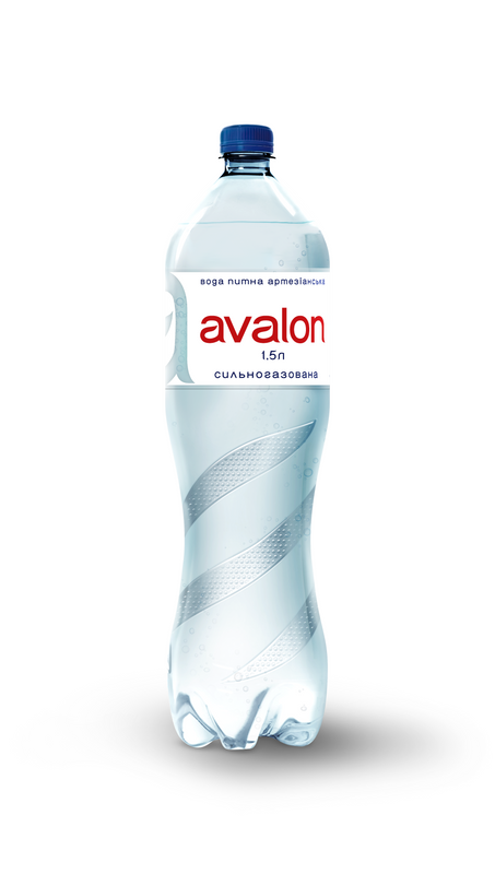 Вода питна сильногазована АВАЛОН, 1,5л